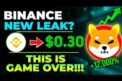 SHIBA INU COIN NEWS TODAY – BINANCE SHIB WILL REACH $0.30 SOON – PRICE PREDICTION..