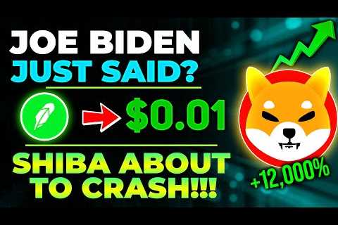 SHIBA INU COIN NEWS TODAY – JOE BIDEN SENDS HUGE WARNING TO ALL SHIB HOLDERS – PRICE..