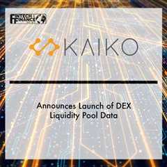 Kaiko announces the launch of DEX liquidity pool data