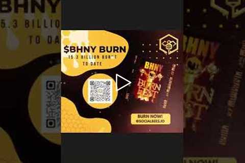 Burning $BHNY Tokens