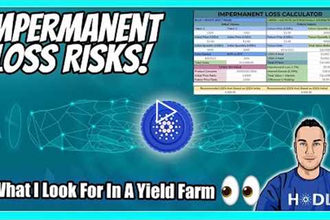 Cardano DeFi Tips on Yield Farming + Impermanent Loss Calculator 🧮