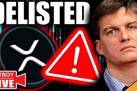 XRP Delisted From Coinbase! (Big Short DIRE Bitcoin Warning)