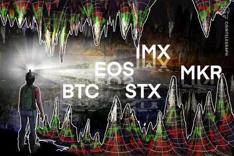 EOS, STX, IMX and MKR show bullish signs as Bitcoin searches for direction