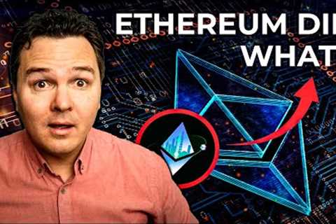 Ethereum News, I Should Be Shocked, But…