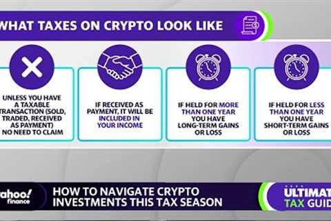 What taxes on crypto look like: Expert explains