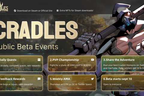 Play and Earn in Cradles Open Beta