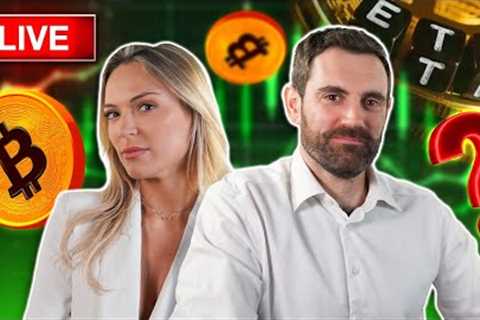 💥 LIVESTREAM: Spot Bitcoin ETF, BTC''s Price, Market Crash, IRS & MORE!!