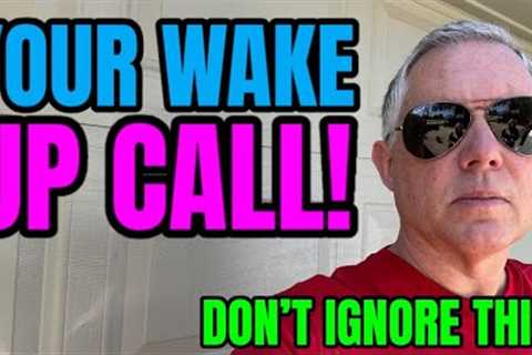 YOUR CRYPTO WAKE UP CALL! IGNORE THIS - AT YOUR OWN RISK!