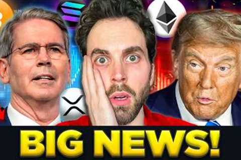 IT'S STAGED! 🇺🇸 Treasury Secretary Scott Bessent Reveals Crypto's Next Move (Solana & XRP..