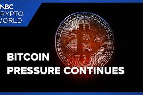 Bitcoin on pace for fourth negative week in a row, here''s what experts are saying: CNBC Crypto..