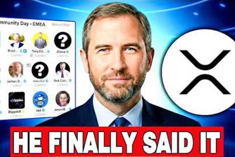 XRP NEWS TODAY: Ripple CEO Makes Historic Live Statement & XRP Reacts