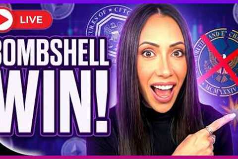 WE WON SEC BOMBSHELL MOST Crypto Assets Are NOT Securities! CFTC New Framework Changes EVERYTHING